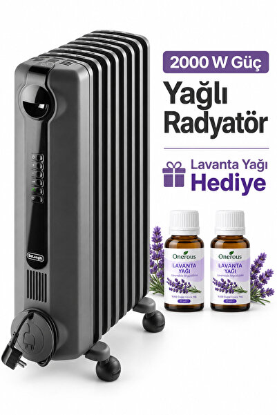 DELONGHİ RADIA S COMF RADYATOR TRRS0920E Lavanta Yağı Hediye