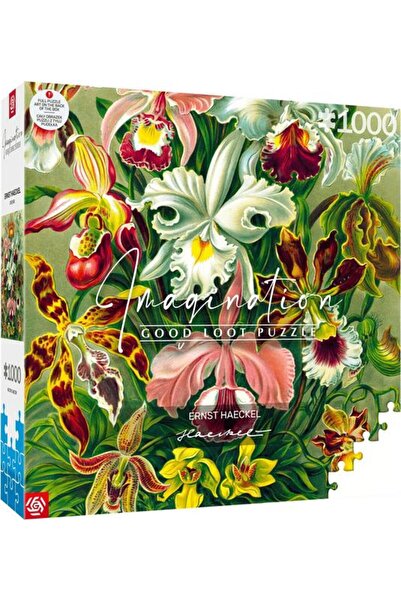 Good Loot Puzzle Imaginație: Orhidee Ernst Haeckel (1000 piese)