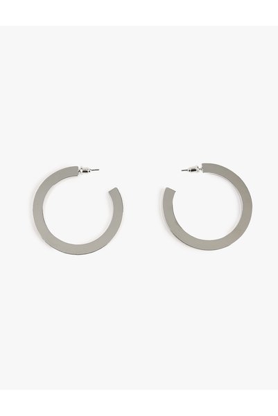 Koton Steel Hoop Earrings