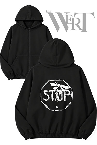 THEWERT The Last of Us 6 Back Printed Zippered Hooded Black Cardigan (2 Yarns)