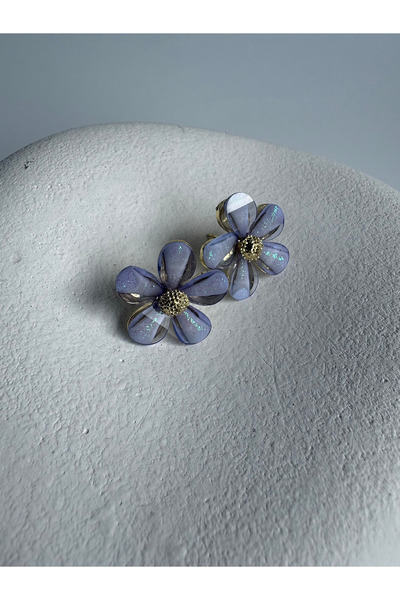 BHR AKSESUAR Colorful Tiny Daisy Earrings (1.8 cm)