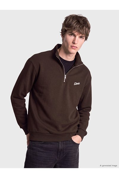 LC Waikiki Timeless Clothing & Timeless Choices Stand Collar Embroidered Men'...