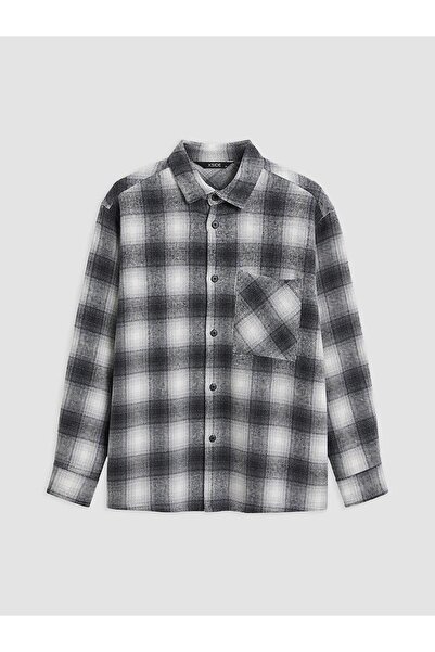 LC Waikiki Cămașă standard din flanel pentru bărbați (W6)