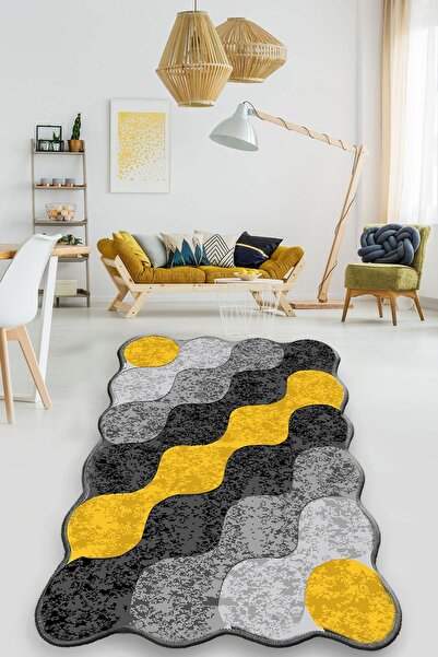 Asi Home Covor Circle DJT 286CHL4497, 200x290 cm, 100% Poliester, Fir 4 mm, B...