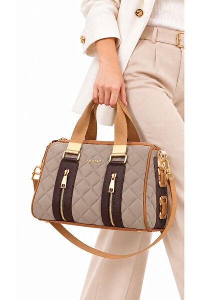 Just Polo Original Justpolo Women's Quilted Cylinder Model Hand and Shoulder ...
