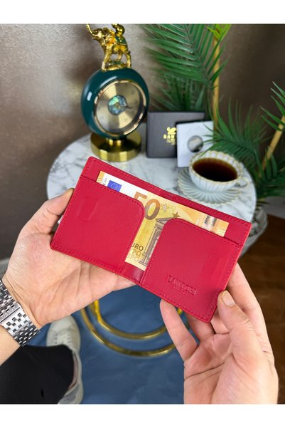 santorı milano Zeyna Premium Hakiki Deri Minimalist Kartlık Cüzdan – Nakit Pa...