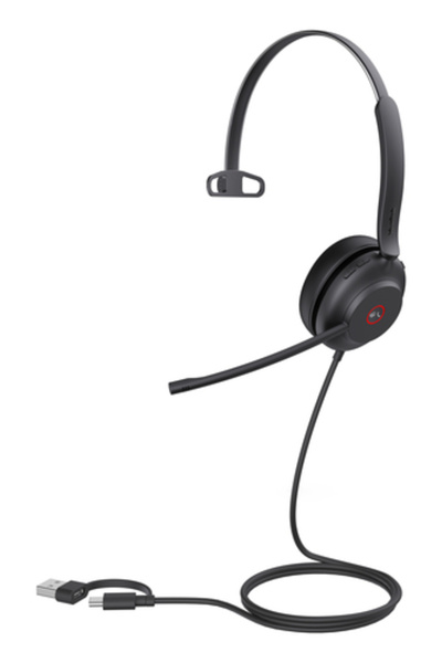 Yealink Căști UH37 Mono Teams USB-C/A Negru