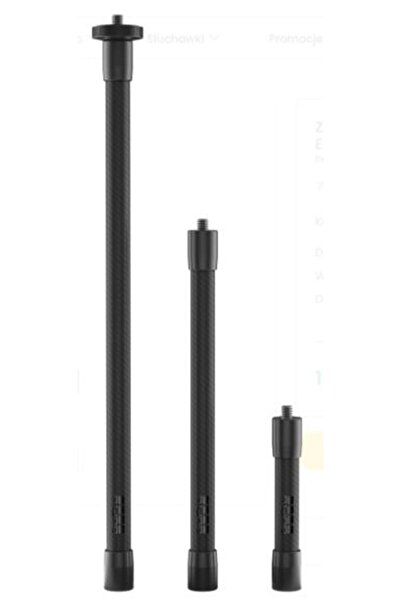 GoPro Set de extensii din fibră de carbon ACEXT-031 Negru