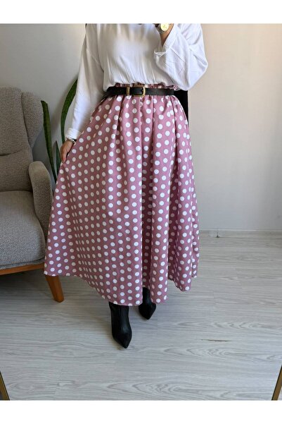 HEWANK Polka Dot Women's Skirt Long