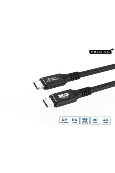 MicroConnect USB3.2CC025 Cablu USB USB 3.2 Gen 2x2 0.25m USB C Negru