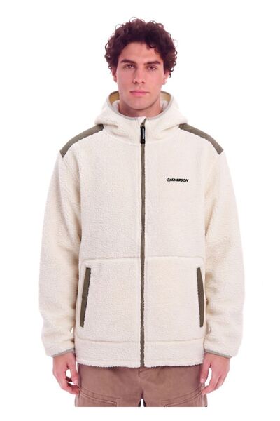 Emerson Ζακέτα Sherpa Fleece 262.EM290.43 – Εκρού - L