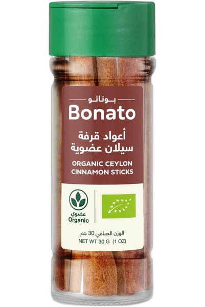 Tiora أعواد قرفة سيلانية عضوية من بوناتو 30 جرام