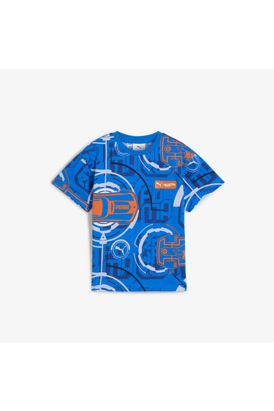 Puma Hot Wheels Graphic Kids Green T-Shirt