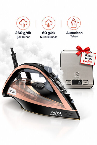 260 g/dk Şok Buhar Buharlı Ütü FV9845 Mutfak Tartısı Hediye (Onerous)