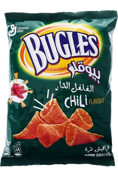 Bugles Corn Snack Chili Bugles, 125 Gm