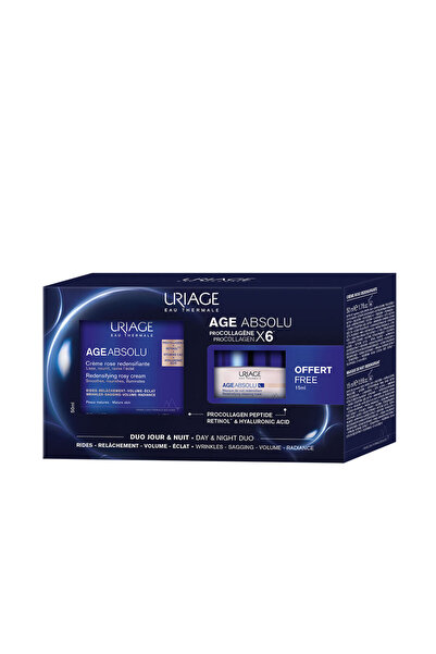 Uriage Age Absolu Pink Creme + Nachtmaske Etui 2 Stk 2 pz