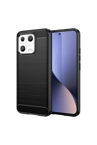 XGSM Husă pentru Xiaomi 13, Carbon, negru