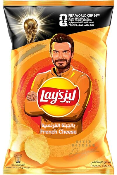 Lay's رقائق البطاطس بنكهة الجبن الفرنسي، 155 جرام - عبوة واحدة