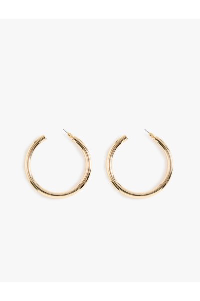 Koton Steel Hoop Earrings