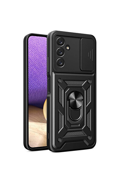 XGSM Husă blindată pentru Samsung Galaxy A14 4G/5G, CamShield Slide, negru