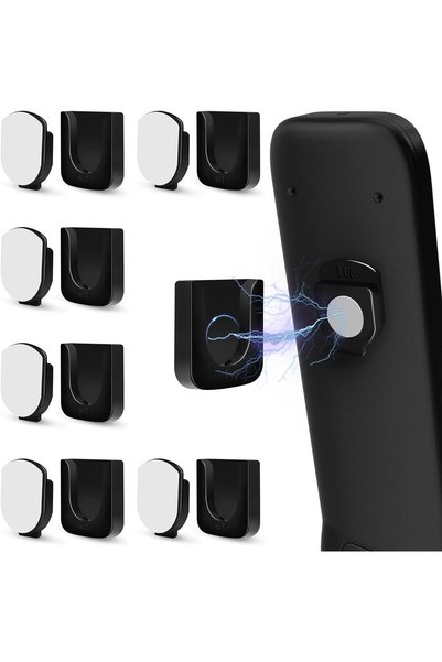Arabest 6-Piece Magnetic Remote Control Holder,Wall Mount Self-Adhesive Organ...