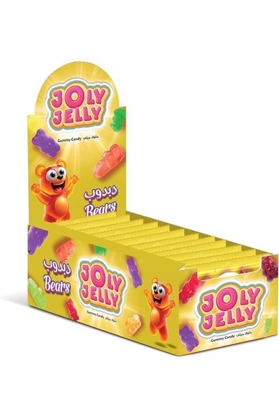 Jollypop أكياس زيت جولي جيلي جامي بيرز 10 جرام × 24