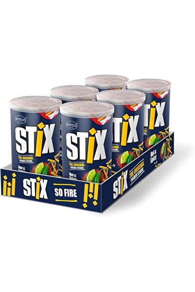 Kitco Stix Hot Spicy Potato Sticks 40g x 6 Pack