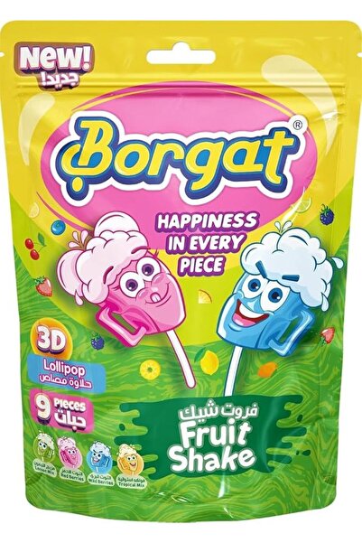 Borgat مصاصات بنكهة الفواكه 9 قطع × 14 جرام في كيس