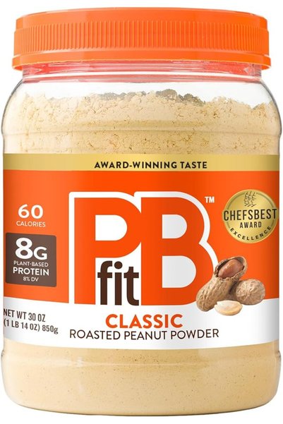 PBfit مسحوق زبدة الفول السوداني الطبيعي بالكامل من بيتر بودي فودز، منتج من قب...