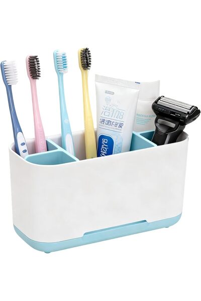 Arabest Multi-Slot Removable Toothbrush Holder with Drainage Base,Ventilated ...