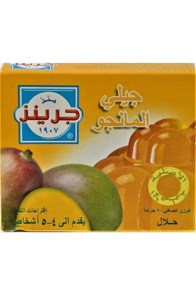 Green's جيلي المانجو، 80 جرام - عبوة واحدة