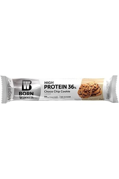 Born Winner Mega Pro Chocolate Chip Cookie Protein Bar, 85 g