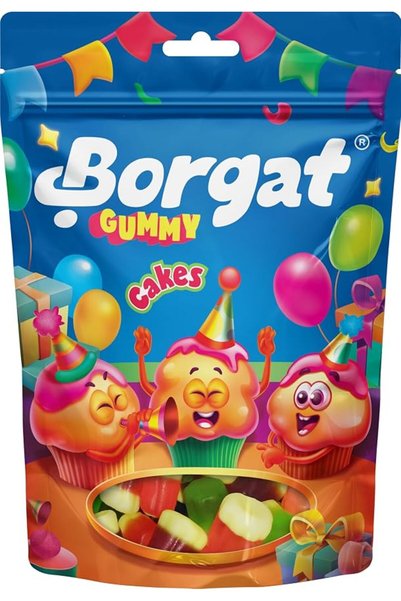 Borgat Box حلوى جيلي بورغات، حلوى جيلي قابلة للمضغ، 80 جرام