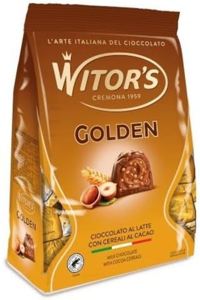 Witor's شوكولاتة الحليب مع حشوة البندق والحبوب المقرمشة 125 جرام