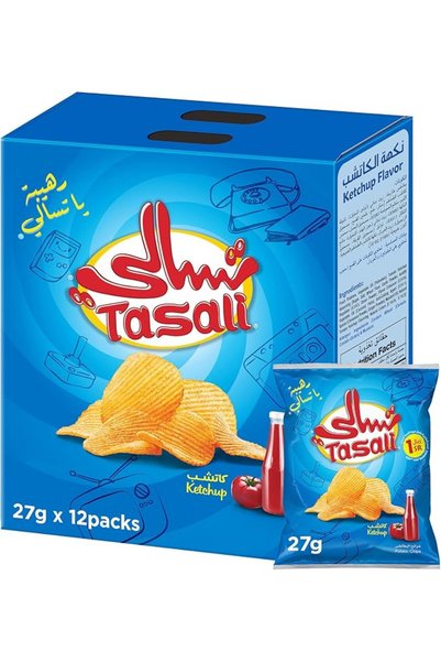 Tasali Ketchup Flavor, 25g - Pack of 12