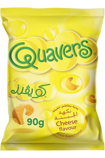 Quavers رقائق البطاطس كواورز، بنكهة الجبن، 90 جرام