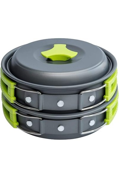 Arabest MalloMe Camping Cookware Mess Kit, Camping Cooking Set - Camping Pans...