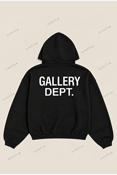 Moon Dancer Hanorac unisex oversize cu logo Gallery Dept, confortabil, 100% b...