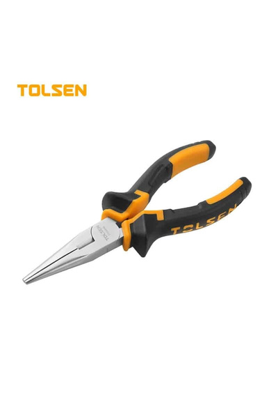TOLSEN Long Nose Plier CS Soft Grip Handle NP 200mm (8inch)