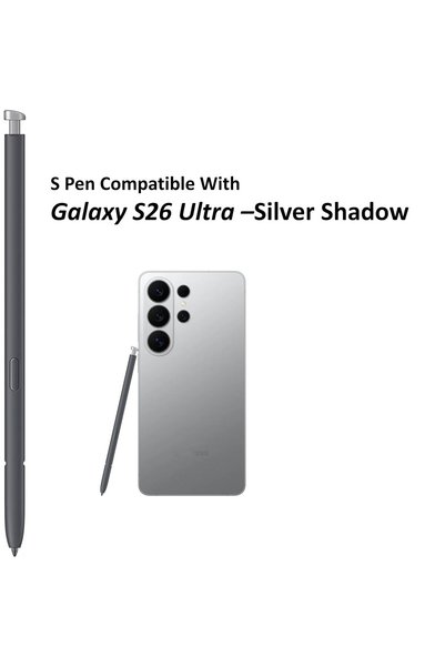 indirimplus Samsung Uyumlu S26 Ultra S Pen Kalem (Silver) Gümüş Renk
