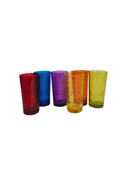Cesiro Set de 6 pahare, 245 ml, Cesiro, Multicolor