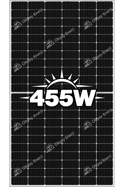 Okyay Enerji 455 Watt MonoKristal Güneş Paneli A+