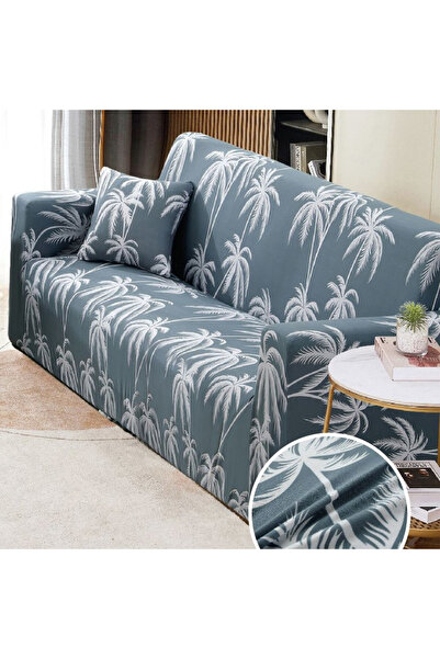 JOJO HOME Husa elastica moderna pentru canapea 3 locuri, spandex / poliester,...