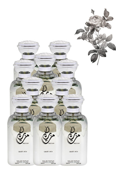 SEZAN 10 قطع من عطر ميزيان لايت عود أو دو بارفان 100 مل