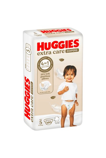 Huggies Size (5) Mega Pack 60 Diapers 12 - 22 kg