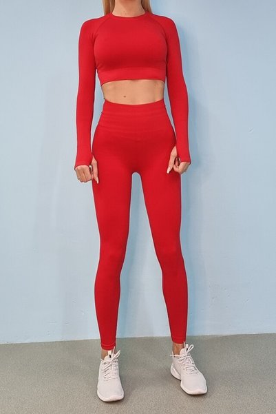 velve Set de fitness Morgan, roșu