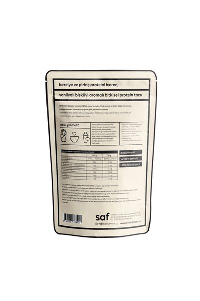 Saf Nutrition Vanilla Biscuit Simple Protein Mix 600Gr
