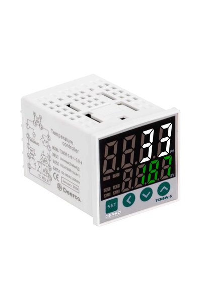 Derko PID Sıcaklık Kontrol Cihazı Termostat Isı Kontrolü TC5-S RÖLE+SSR,48X48
