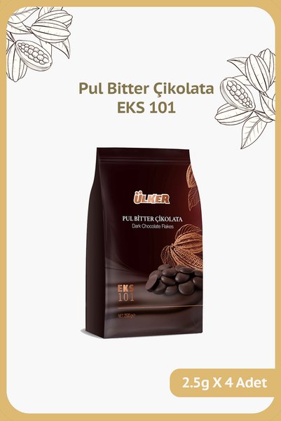 Ülker Pul Bitter Çikolata - EKS 101 - 2.5kg - 4 Adet