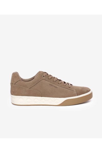 Greyder Erkek Vizon Hakiki Deri Sneaker Ayakkabı 6K1SA13293